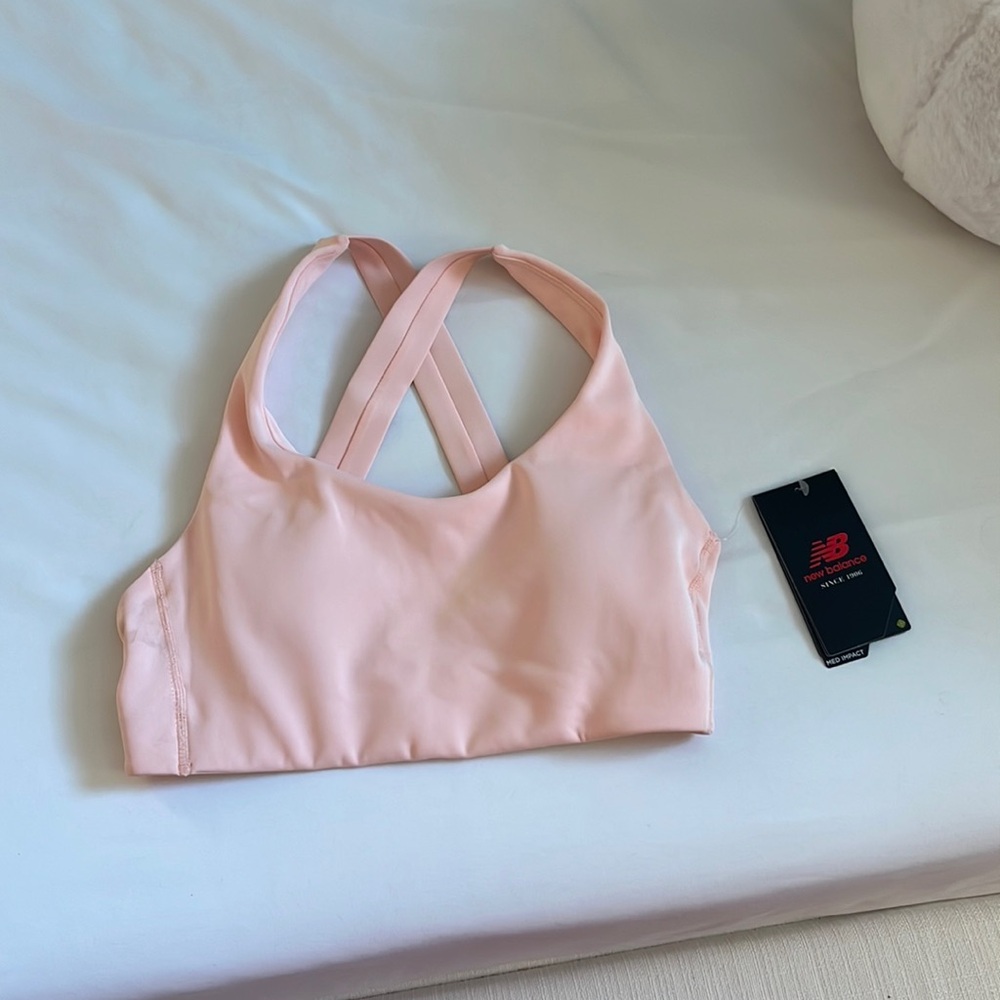 New Balance pink bra SIZE M